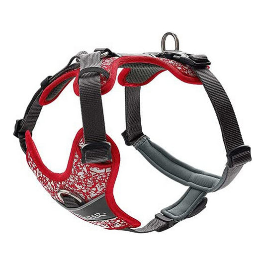 Hundegeschirr Hunter Divo Rot Grau Reflektierend L Rosa/Grau (72-100 cm)